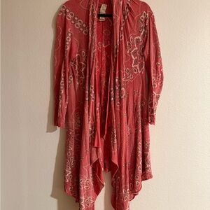 Magnolia Pearl Pink Patterned Cardigan